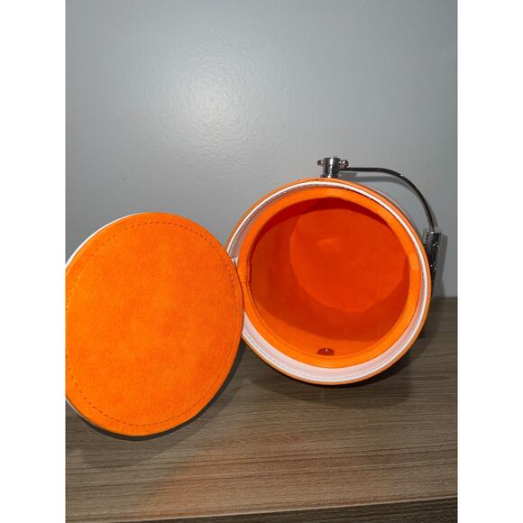 Louis Vuitton Orange LV Paint Can Monogram Top Handle Shoulder Crossbody Bag - Picture 13 of 14